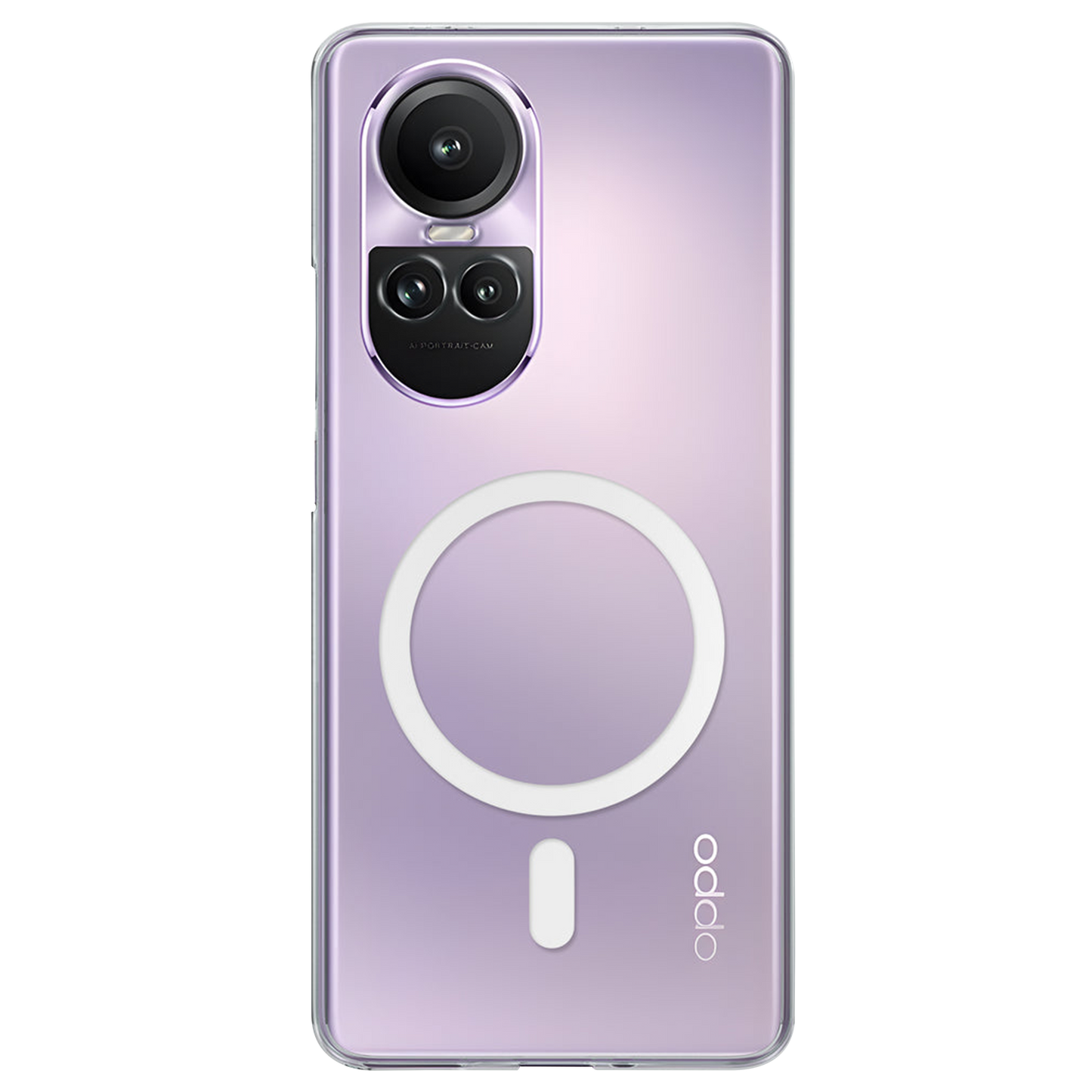 Anti Yellow Magsafe Clear Case for Oppo Reno 10 Pro