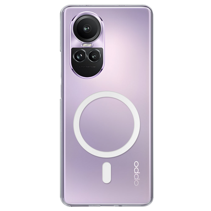 Anti Yellow Magsafe Clear Case for Oppo Reno 10 Pro