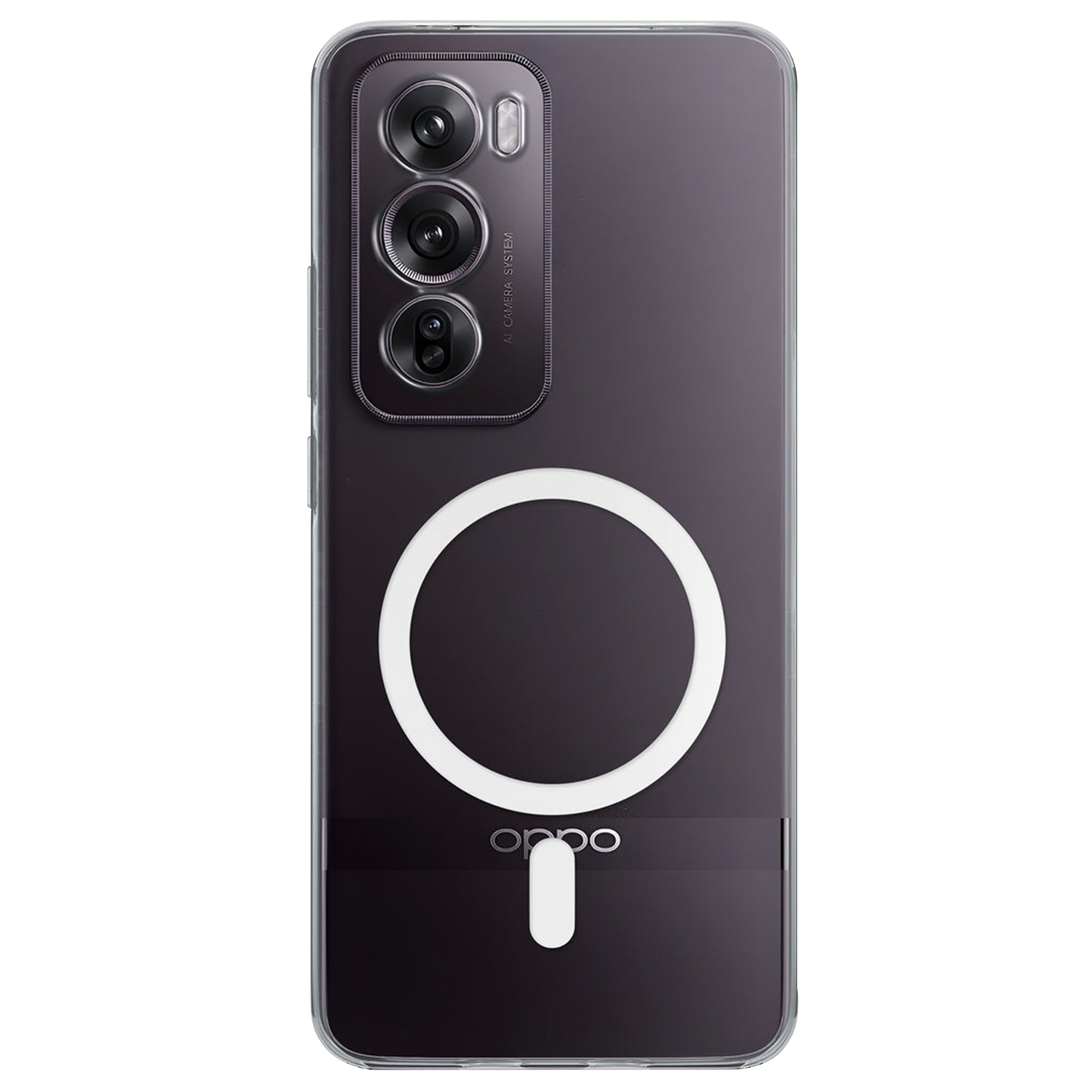Anti Yellow Magsafe Clear Case for Oppo Reno 12 Pro