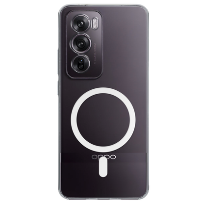 Anti Yellow Magsafe Clear Case for Oppo Reno 12 Pro