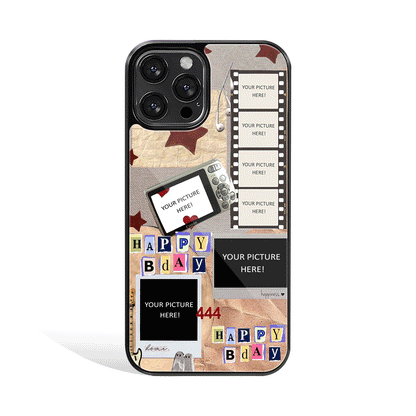 Bday Frames Personalised Phone Cover | Glass Case