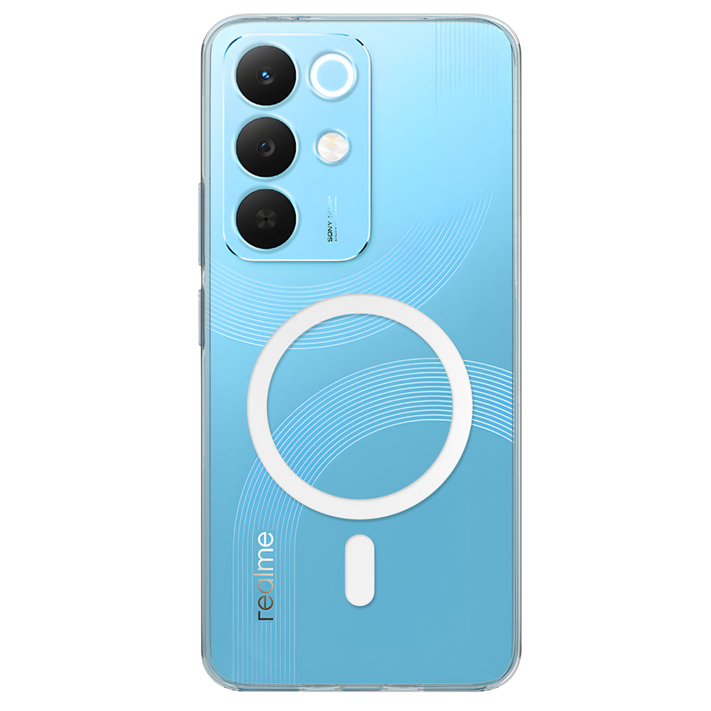 Anti Yellow Magsafe Clear Case for Realme 15x