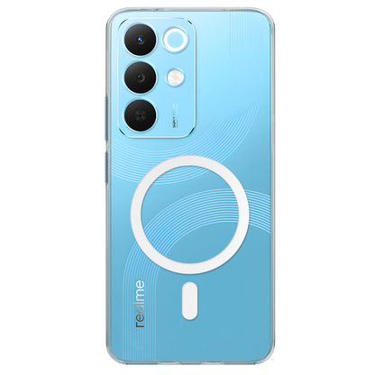 Anti Yellow Magsafe Clear Case for Realme 15x