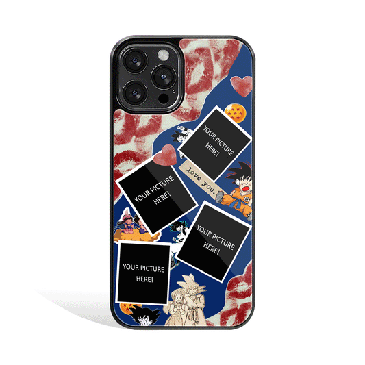 Anime Love Personalised Phone Cover | Glass Case