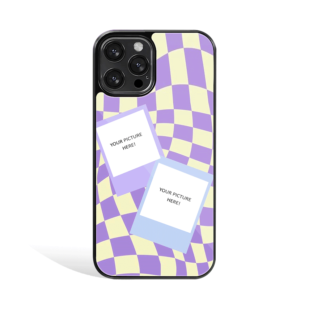 Pastel Wave Polaroid Phone Cover | Glass Case