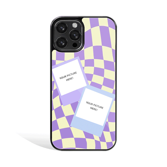 Pastel Wave Polaroid Phone Cover | Glass Case