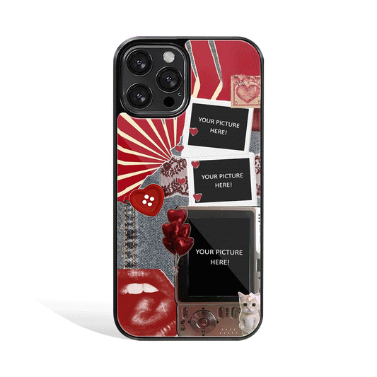Red Memory Personalised Phone Cover | Glass Case