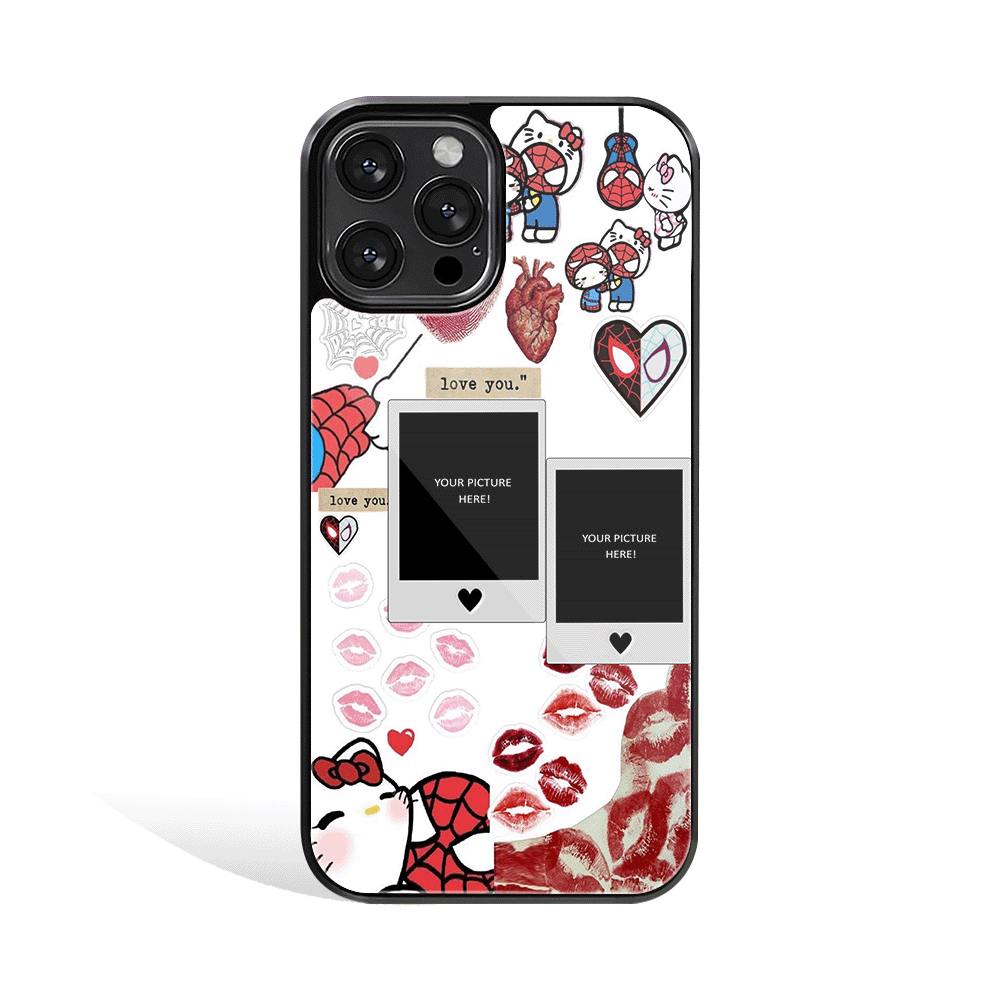 Spider Love Polaroid Phone Cover | Glass Case