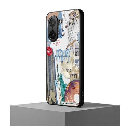 1989 Swift Era oneplus nord ce5 5g mobile cover | shockproof glass phone case