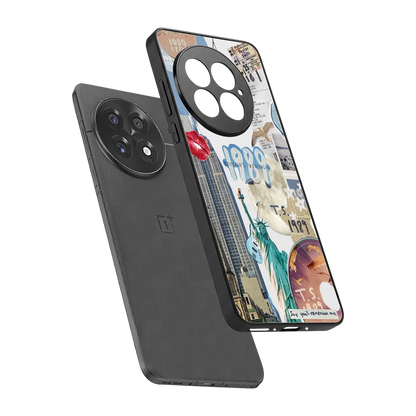 1989 Swift Era sleek oneplus 13 cover with tempered glass back and TPU edges