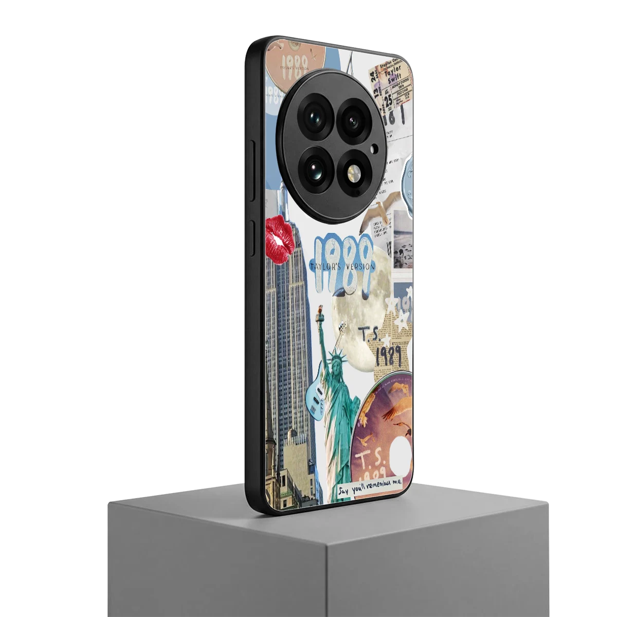 1989 Swift Era oneplus 13 mobile cover | shockproof glass phone case