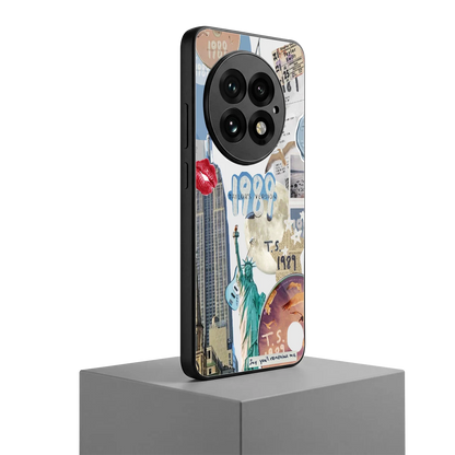 1989 Swift Era oneplus 13 mobile cover | shockproof glass phone case