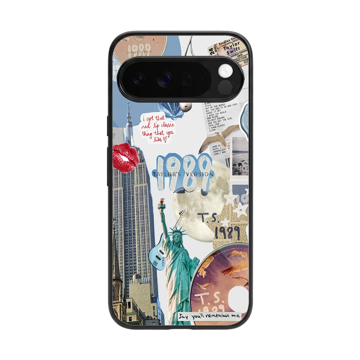 1989 Swift Era back phone cover | glass case for google pixel 10 pro xl