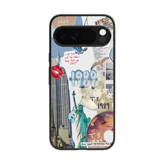 1989 Swift Era back phone cover | glass case for google pixel 10 pro xl