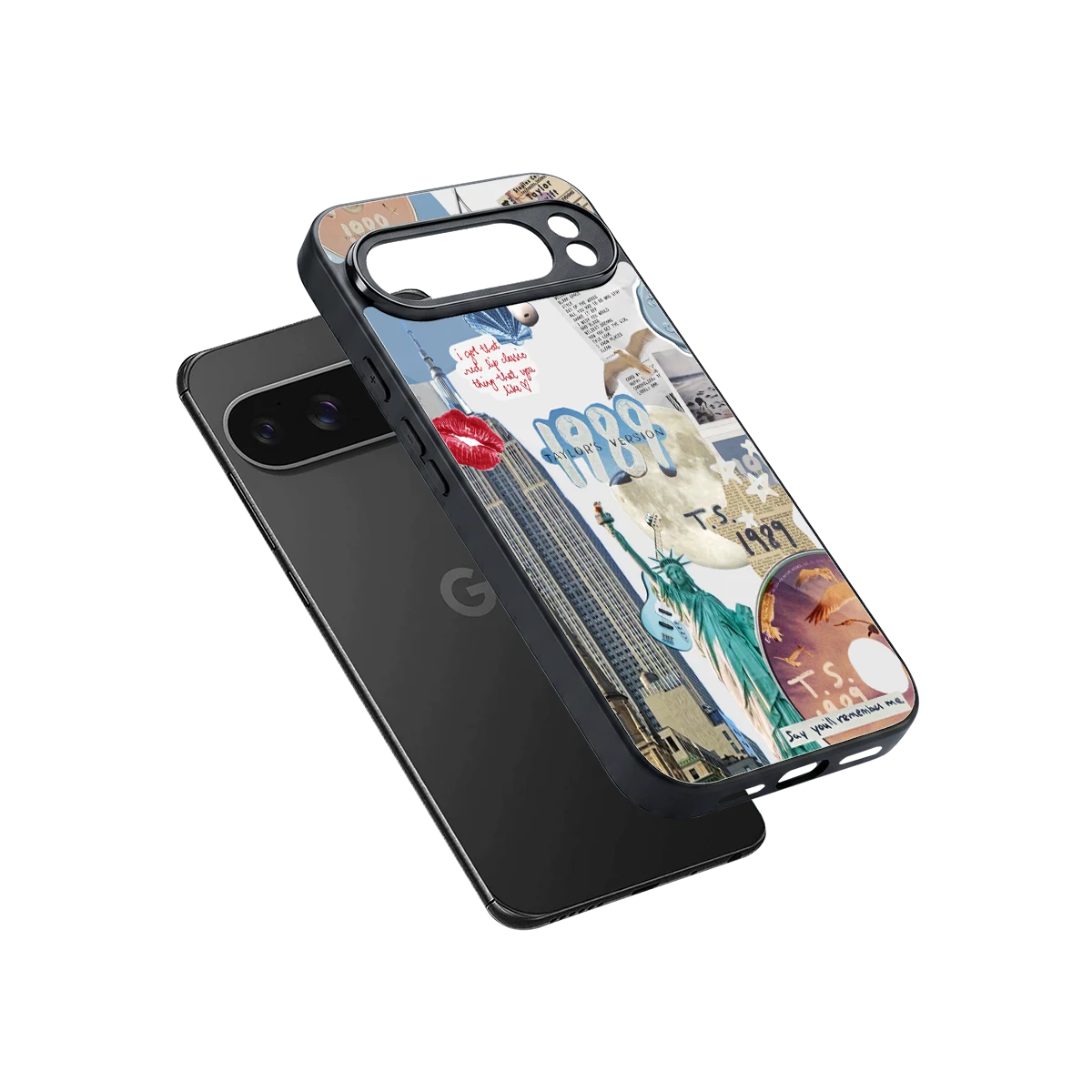 1989 Swift Era sleek google pixel 10 pro xl cover with tempered glass back and TPU edges