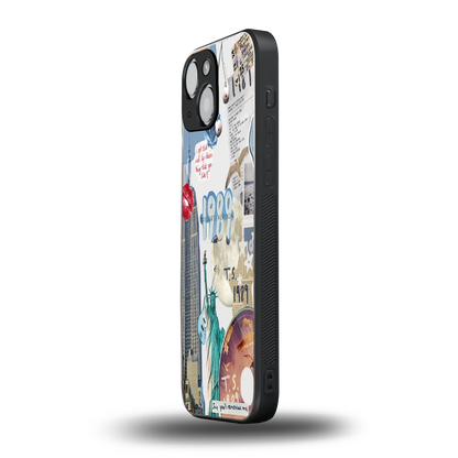 1989 Swift Era iphone 13 mini mobile cover | shockproof glass phone case