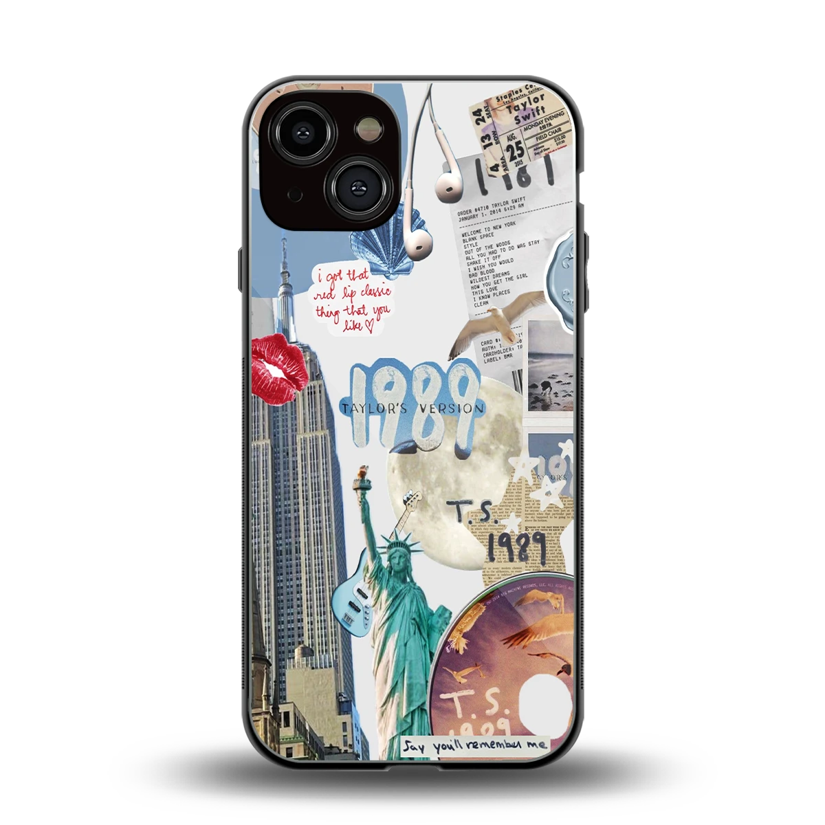 1989 Swift Era back phone cover | glass case for iphone 14