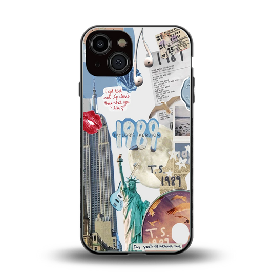 1989 Swift Era back phone cover | glass case for iphone 14