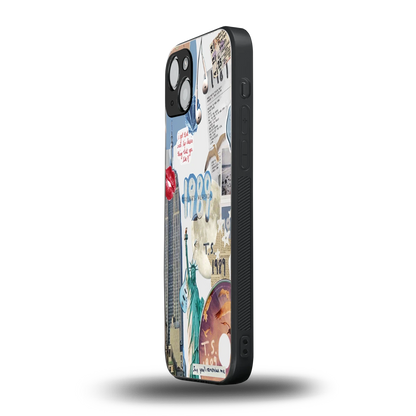 1989 Swift Era iphone 14 plus mobile cover | shockproof glass phone case