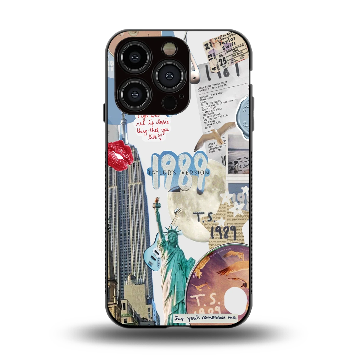 1989 Swift Era back phone cover | glass case for iphone 15 pro