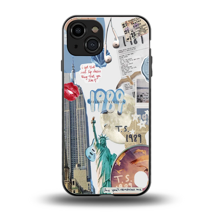 1989 Swift Era back phone cover | glass case for iphone 15