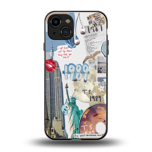 1989 Swift Era back phone cover | glass case for iphone 15