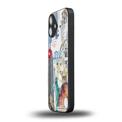 1989 Swift Era iphone 16 plus mobile cover | shockproof glass phone case