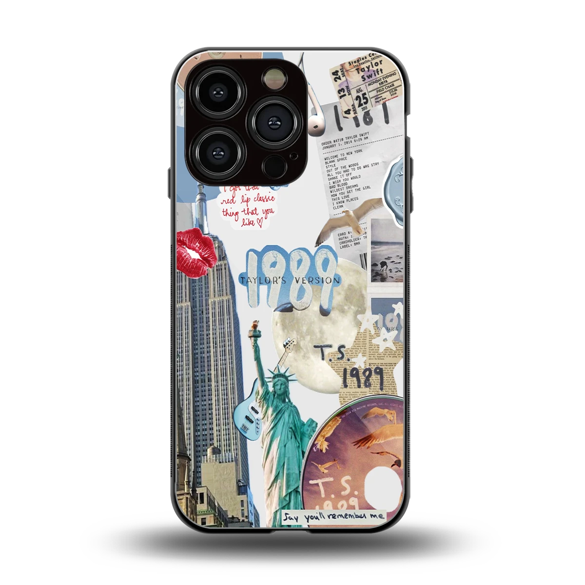 1989 Swift Era back phone cover | glass case for iphone 16 pro