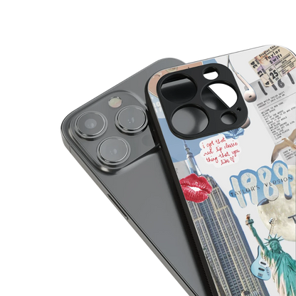1989 Swift Era stylish phone case for iphone 14 | glossy glass and slim fit