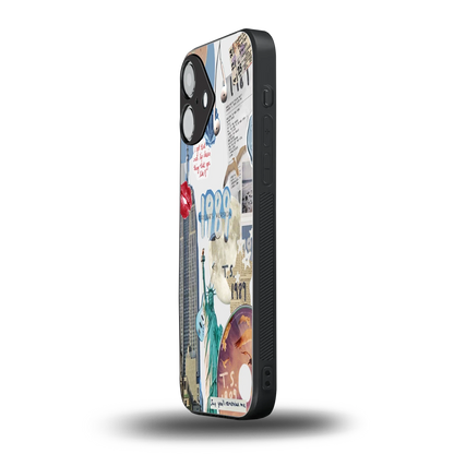 1989 Swift Era iPhone 16 mobile cover | shockproof glass phone case