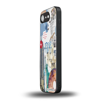 1989 Swift Era iphone 17e mobile cover | shockproof glass phone case