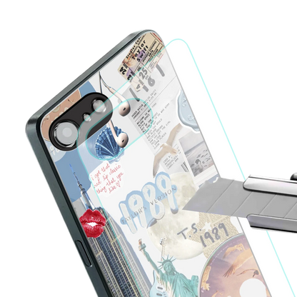 1989 Swift Era stylish phone case for iphone 17e | glossy glass and slim fit