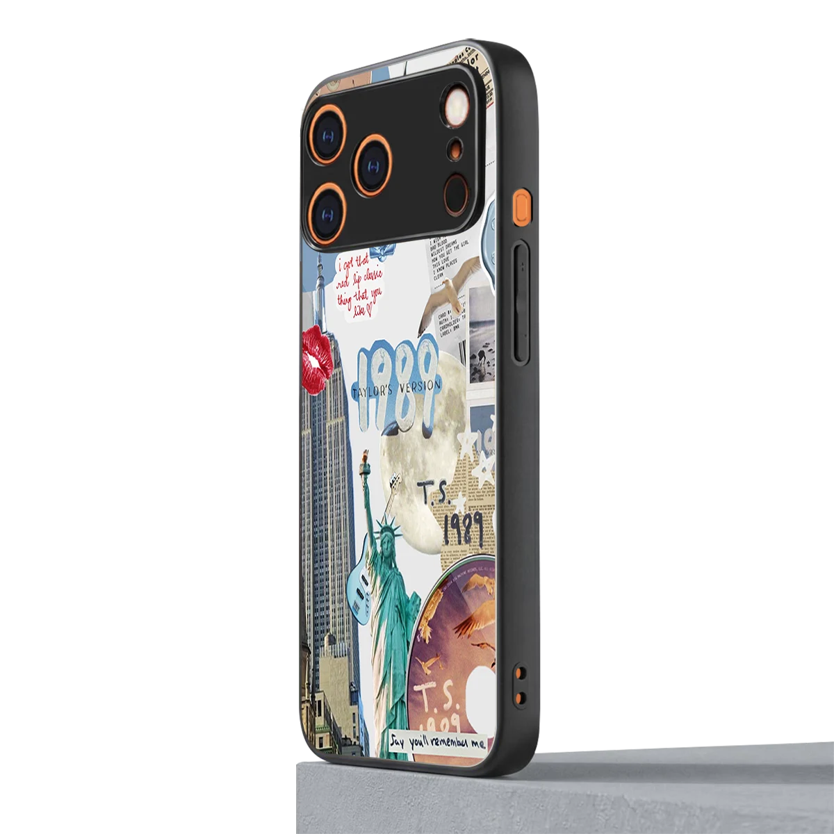 1989 Swift Era iphone 17 pro mobile cover | shockproof glass phone case