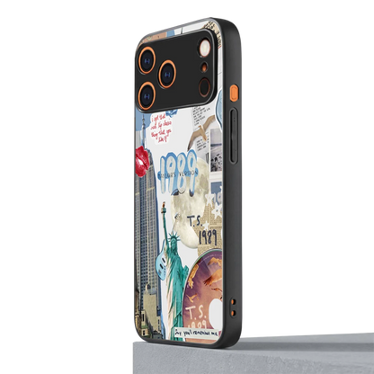 1989 Swift Era iphone 17 pro max mobile cover | shockproof glass phone case