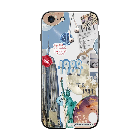 1989 Swift Era back phone cover | glass case for iphone 7