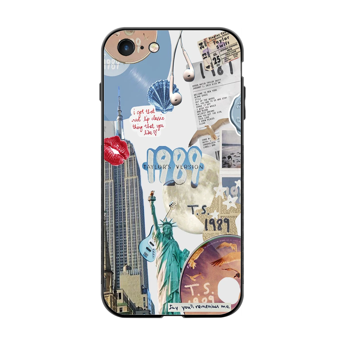 1989 Swift Era back phone cover | glass case for iphone se 2020