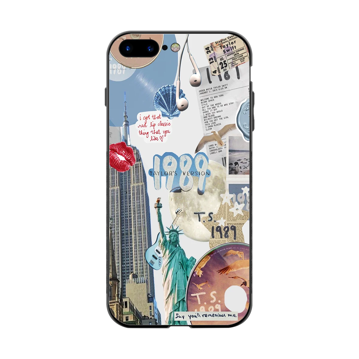 1989 Swift Era back phone cover | glass case for iphone 7 plus