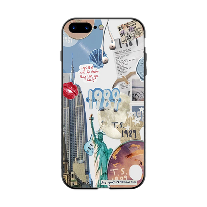 1989 Swift Era back phone cover | glass case for iphone 7 plus