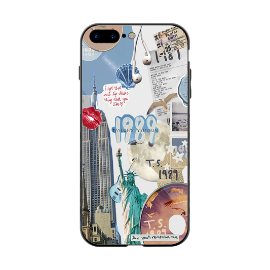 1989 Swift Era back phone cover | glass case for iphone 8 plus