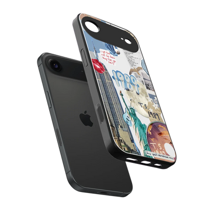 1989 Swift Era sleek iphone air cover with tempered glass back and TPU edges