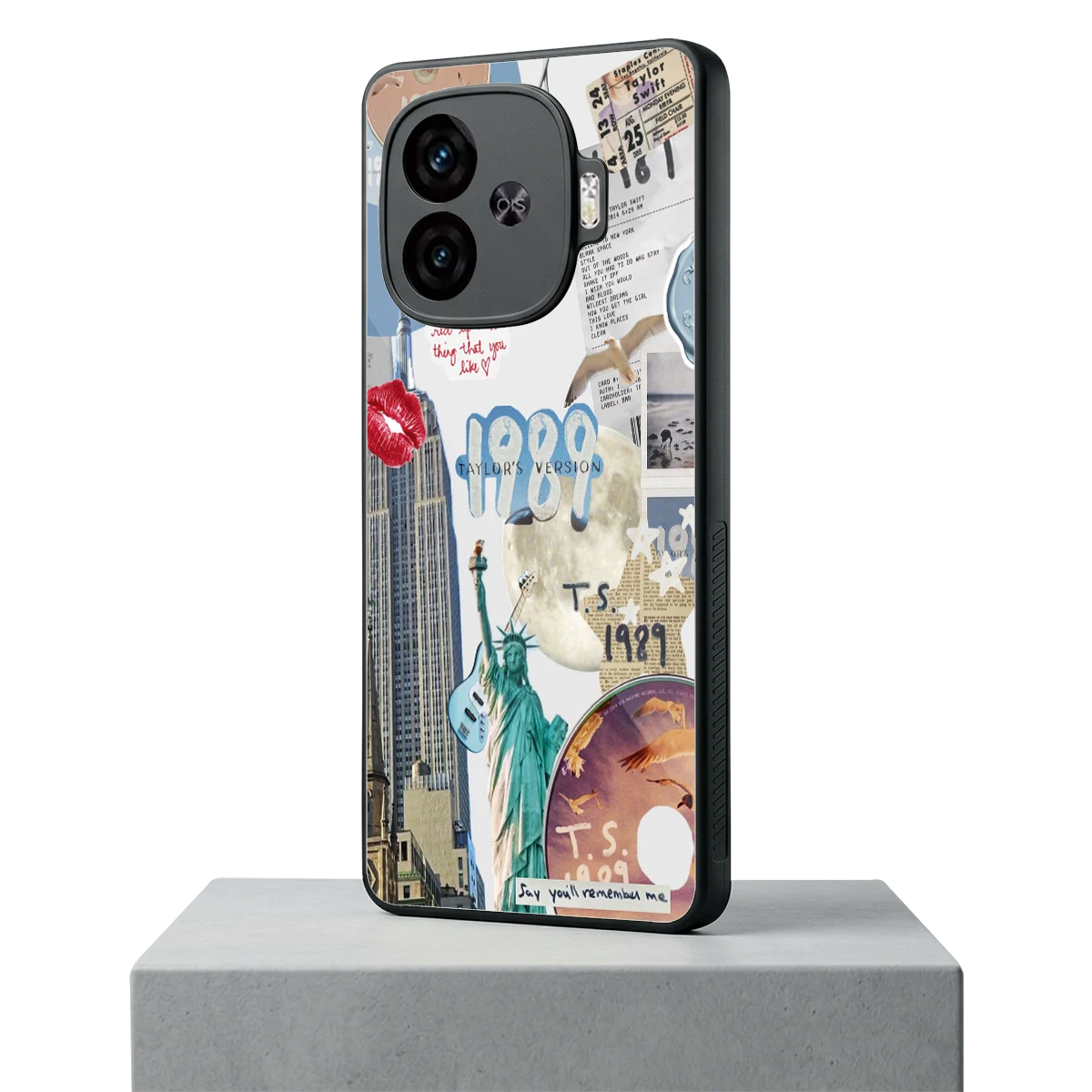 1989 Swift Era iqoo neo 10r 5g mobile cover | shockproof glass phone case