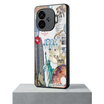 1989 Swift Era iqoo neo 10r 5g mobile cover | shockproof glass phone case