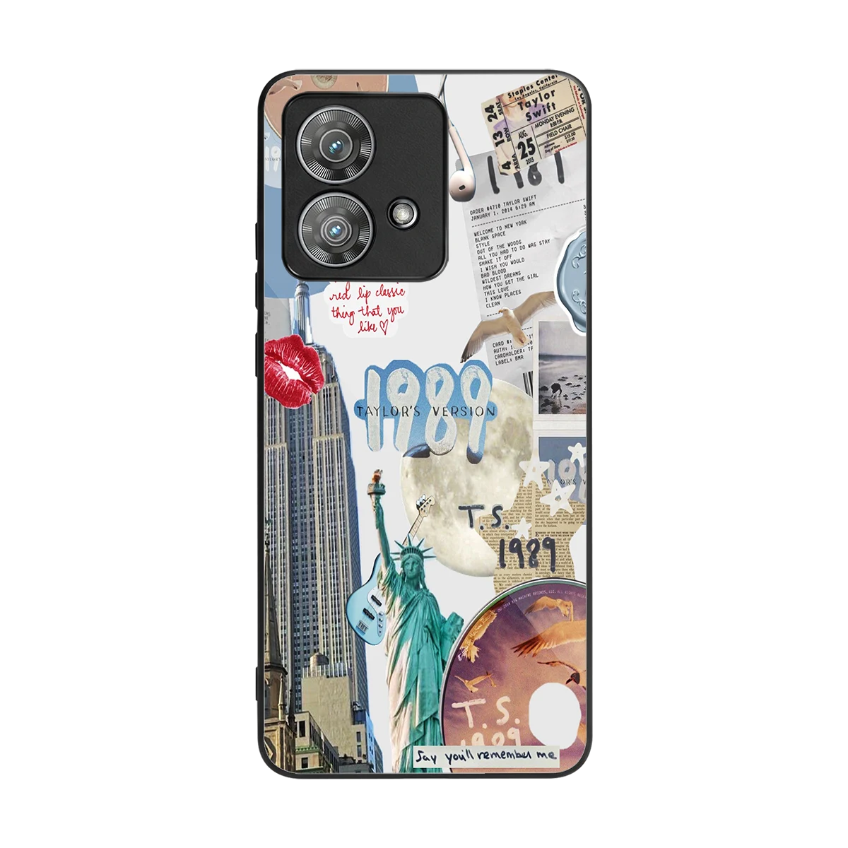 1989 Swift Era back phone cover | glass case for motorola edge 40 neo 5g