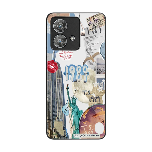 1989 Swift Era back phone cover | glass case for motorola edge 40 neo 5g