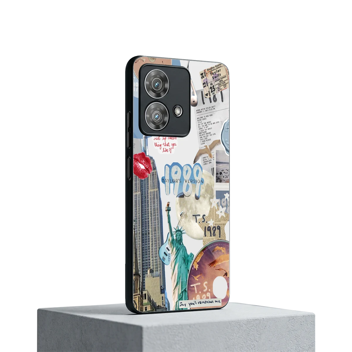 1989 Swift Era motorola edge 40 neo 5g mobile cover | shockproof glass phone case