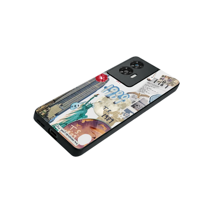 1989 Swift Era stylish phone case for motorola edge 50 fusion | glossy glass and slim fit