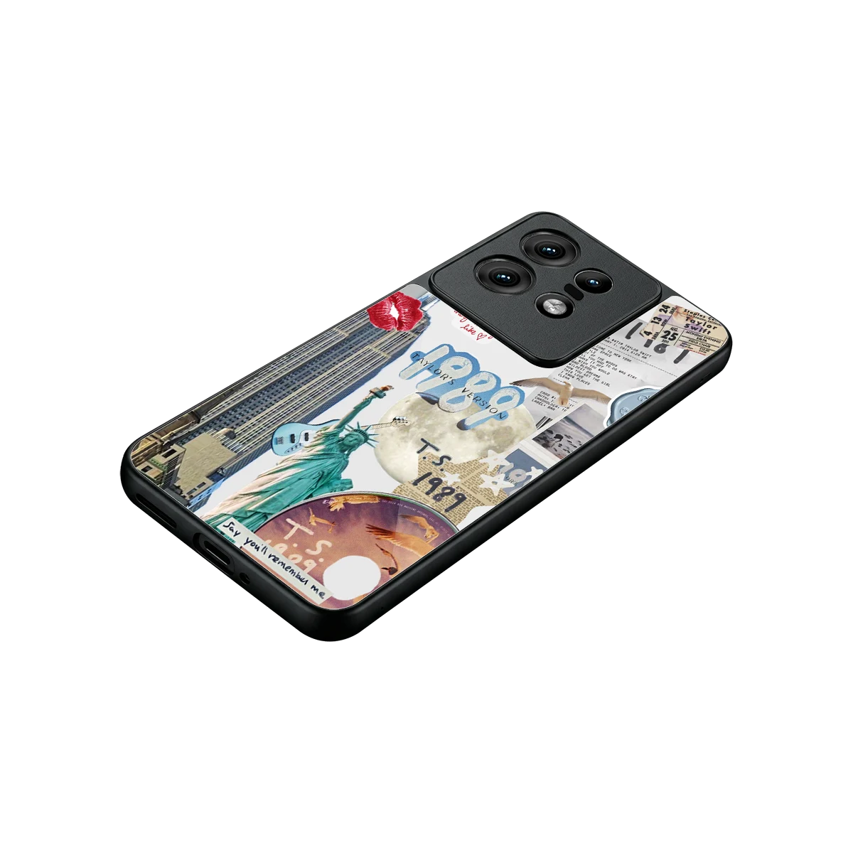 1989 Swift Era stylish phone case for motorola edge 50 pro | glossy glass and slim fit