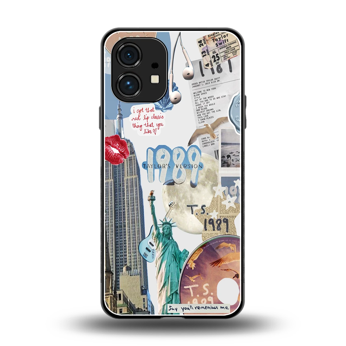 1989 Swift Era back phone cover | glass case for nothing phone 1