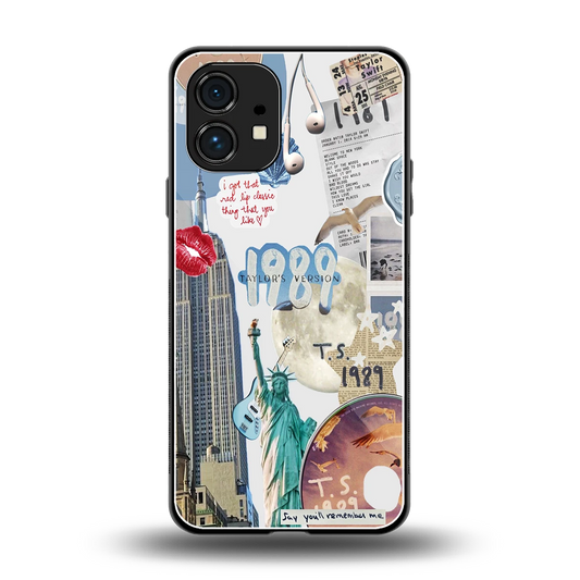 1989 Swift Era back phone cover | glass case for nothing phone 1