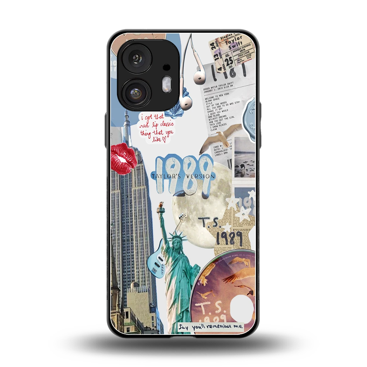1989 Swift Era back phone cover | glass case for nothing phone 2